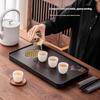 Gianxi Tea Tray Home-Use Small Luxury Tea Pouring Table Bamboo Tea Sea Tea Utensil Tea Saucer Tea Table