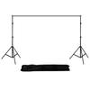 2 * 3 Meters/6.6 * 10 Feet Studio Backdrop Stand Bracket Aluminum Alloy Adjustable Photography