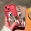 Cats Dogs Group Photo Soft Silicone Phone Casing Full Cover Camera Shockproof Protection Rubber Case for Vivo