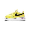 Детские кроссовки Air Force 1 LV8 3 TD Peace, Love и Basketball Желтый Speed-Yellow Laser-Blue DC7322-700