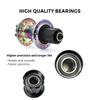 MTB Bike Hub Mountain Bike Bicycle Front & Rear Hub Set 32/36 Holes 6 Bearings with Quick Release