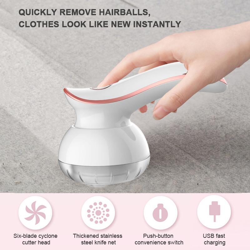 Мини-устройство для удаления ворса USB-брейвер для ткани с пухом, для свитера, шерстяного пальто, одежды, щетка для удаления пуха, портативный инструмент для удаления меха