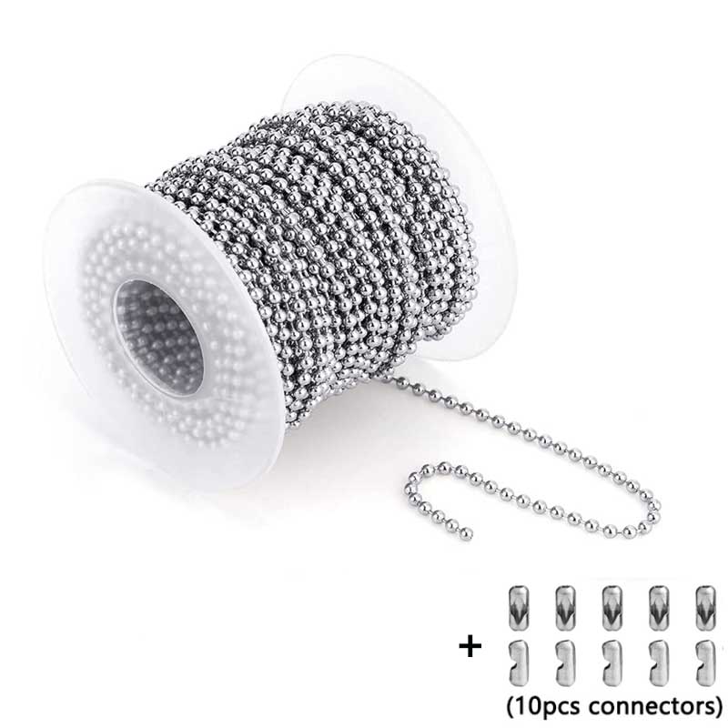 5 м/лот золотые черные бронзовые серебристые металлические шариковые цепочки 1,2-4 мм для самостоятельного изготовления ожерелий ювелирных изделий фурнитуры аксессуары