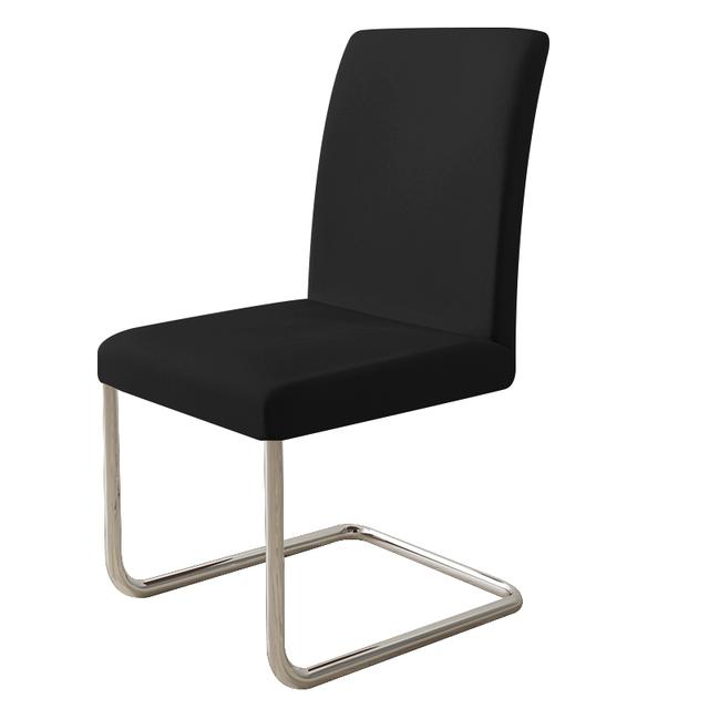 Водонепроницаемая ткань, разноцветный чехол на стул, эластичный мягкий чехол на стул из спандекса, чехол для сиденья для офиса, кухни, столовой