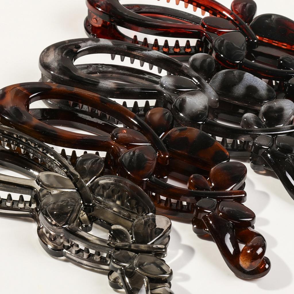 Леопардовая заколка-банан для волос в форме бабочки, милые заколки для волос, шпилька для хвостика для женщин, аксессуары для волос, зажимы для волос, твист-заколки