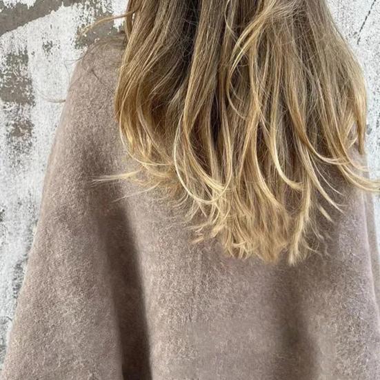 Winter Women Jacket Round Neck Thick Fleece Open Stitch Short Type Cardigan Long