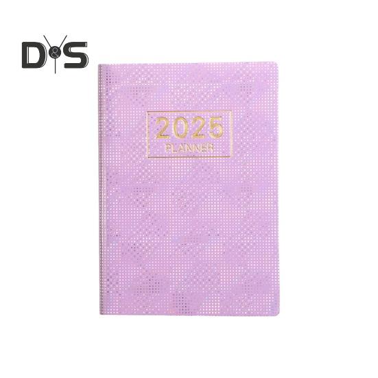 Плотная бумага блокнот гладкое письмо без растекания чернил искусственная кожа обложка 2025 ежедневник карманный формат чернил устойчивый бумажный планировщик