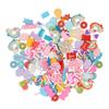 120Pcs Slime Charm Candy Design Plastic Cartoon Charm DIY Accessory for Crafting