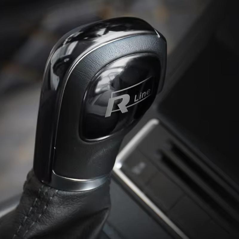For VW VOLKSWAGEN 2026 New 1pair Alloy Car Gear Shift Knob Decals Sticker for VW Magotan CC Golf 7 T-ROC C-TREK Touran Beetle Pa