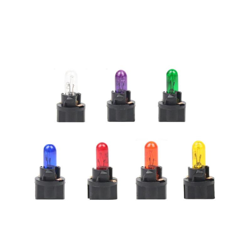 10 шт. T5 SMD LED Автомобильная лампа Автомобили Светодиод Измерительный прибор Панель приборов Лампочки Авто Внутренний Индикаторная лампа