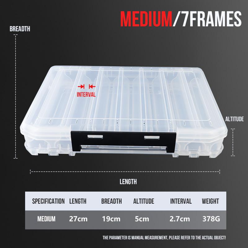 TAIYU 10/14/18-секционный двухсторонний большой ящик для рыболовных снастей для хранения больших приманок, морской рыбалки, приманок, высококачественный рыболовный ящик