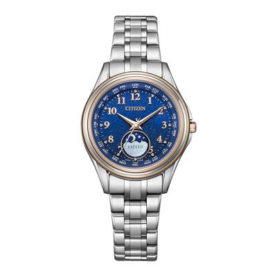 [Citizen] Exceed Limited Парные часы YOZORA COLLECTION Водонепроницаемые EE1016-66L Женские Серебристые