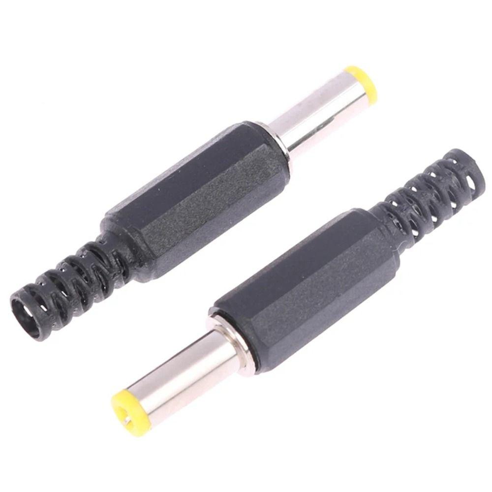 Black Male Barrel Connectors 14mm DC Male Jack Monitoring DC Power Plug DC Power Plug Socket