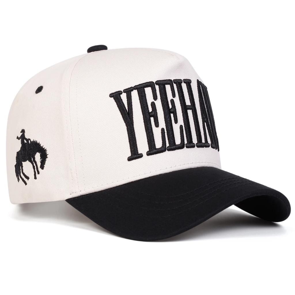 Унисекс Бейсболки с вышивкой букв YEEHAW Весна Осень Уличные Регулируемые Повседневные Кепки Кепка от солнца Спортивная Кепка
