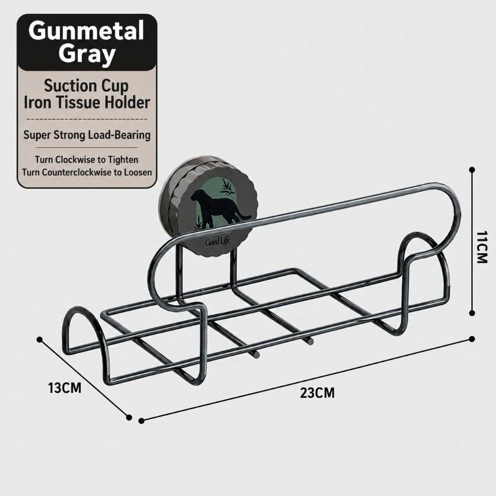 Rust Resistant Paper Holder No Drill Installation Wet Wipe Storage Rack  Kitchen Bathroom