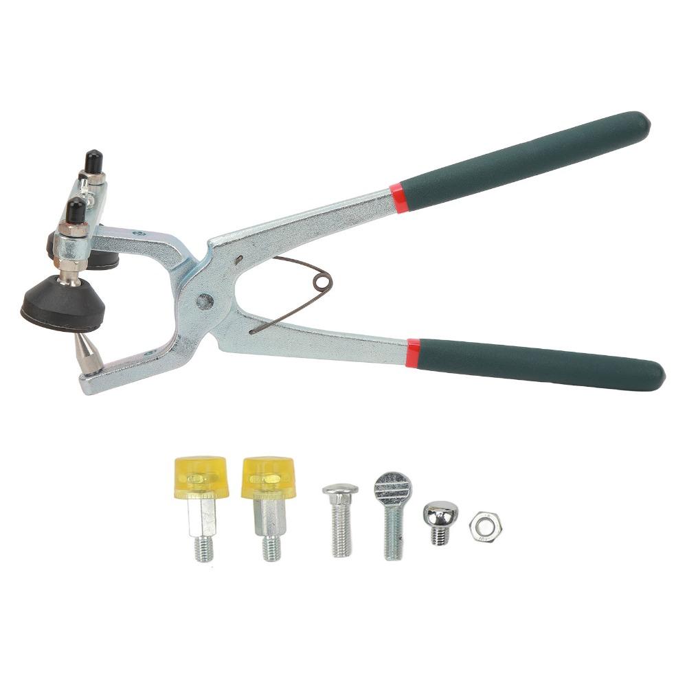 Universal Dent Repair Pliers Kit 6 Interchangeable Tips Auto Body Dent Pliers Door Edge Dents