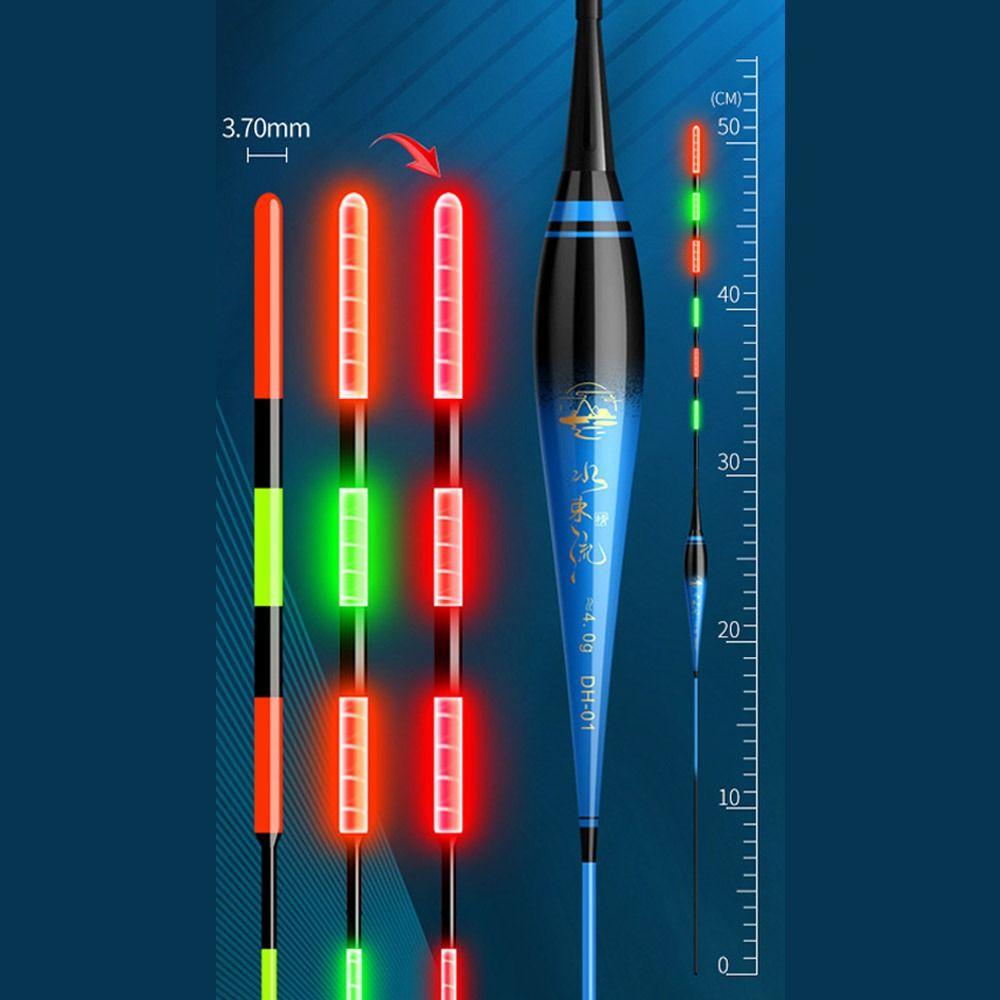 2 Подсветка Поплавок Длинный Хвост Боббер Буй Новый Поплавки для Рок-Рыбалки Рыбалка