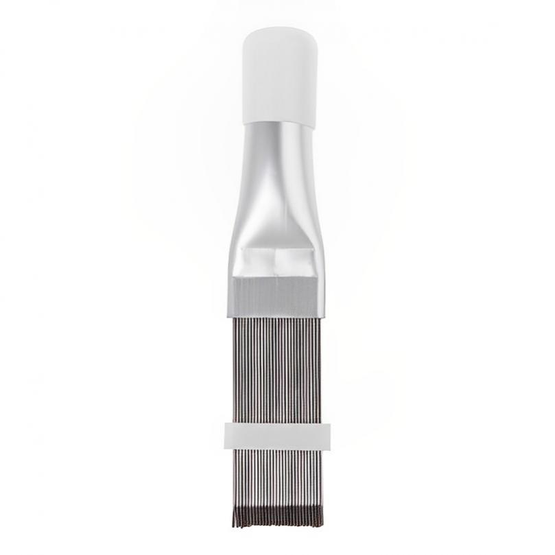 Air Conditioning Fin Comb Stainless Steel Warped Plate Air Conditioning Cleaner and Brush Condenser Radiator Maintenance Cleaning Tool Set