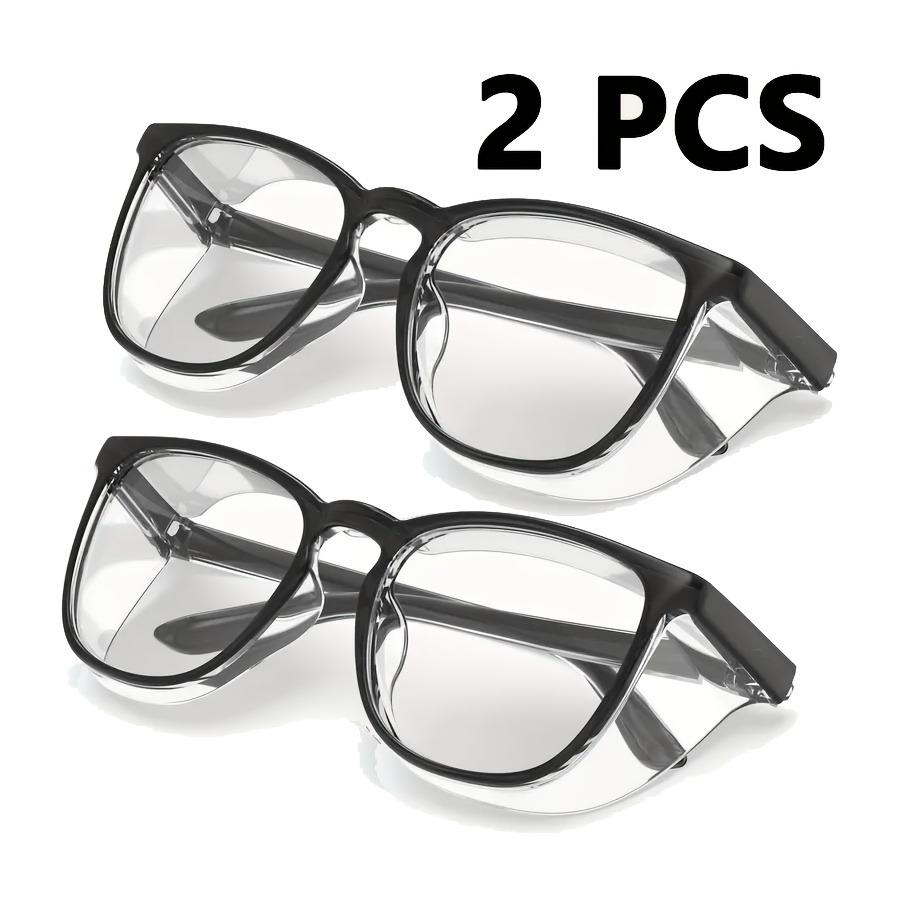 1/2pcs Pink Transparent Box Women Glasses Full Frame Design Transparent Lenses Fashion Casual Style