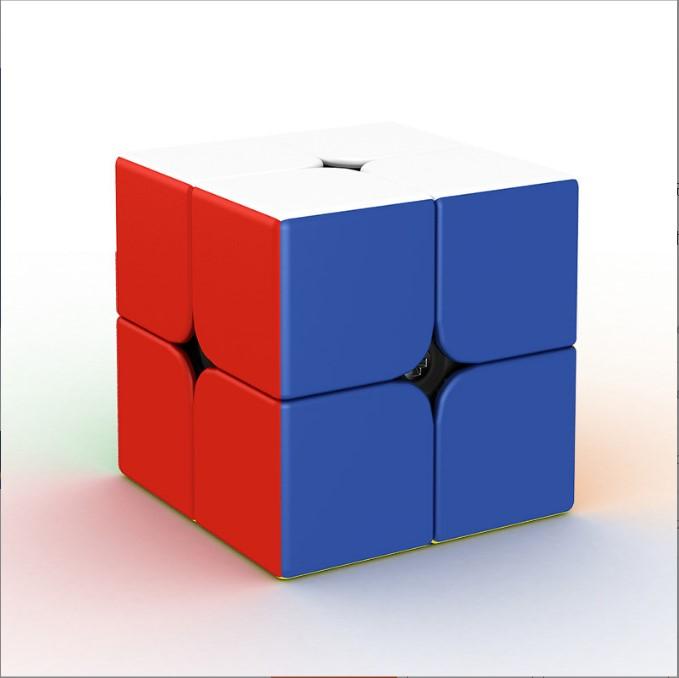 Moyu RS2M Магнитный 2x2x2 Magic Cube Игрушка-головоломка без наклеек для детей и взрослых