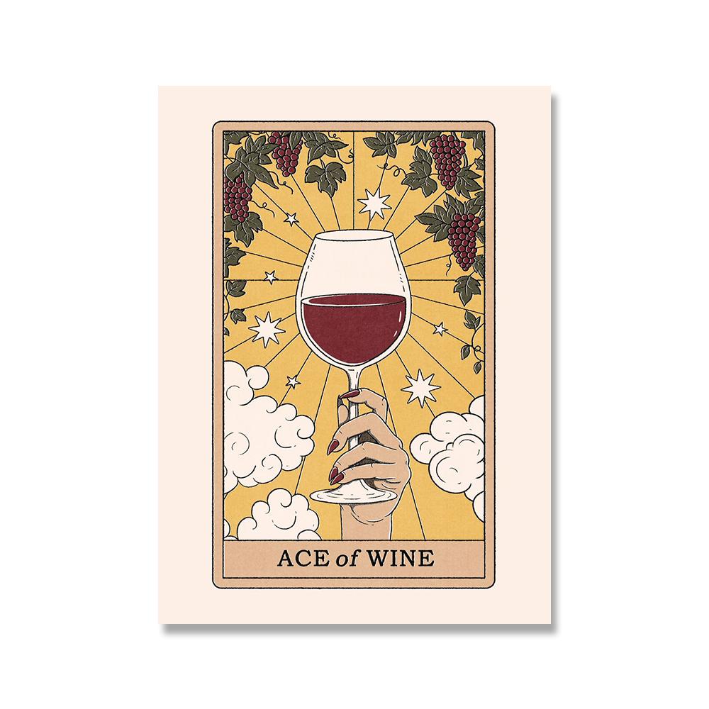 Венера подсолнухи плакат карты Таро настенные художественные фотографии живопись кошка вино пицца абстрактные принты на холсте гостиная домашний декор