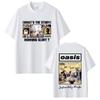 British Rock Band OOasis Definitely Maybe TShirts Men Women Clothing Cotton Casual Vintage Short Sleeve T Shirts Streetwear