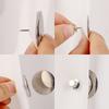 Magnetic Curtain Button Clips Nail Free Detach Curtain Magnet Buckles Prevent Light Window Screen Close Home Decor Accessories