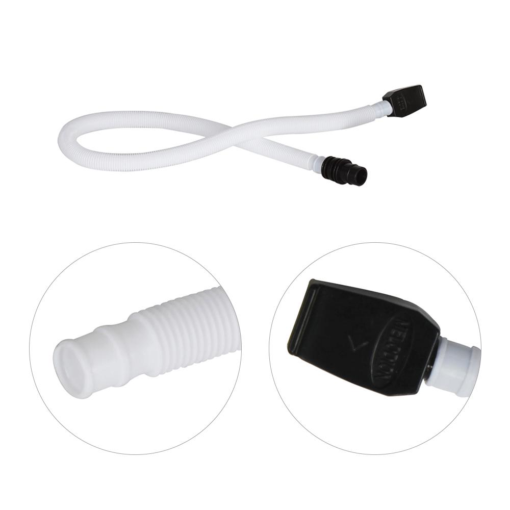 Гибкая пластиковая трубка Melodica Pianica длиной 57 см / 22,4 дюйма с черным мундштуком