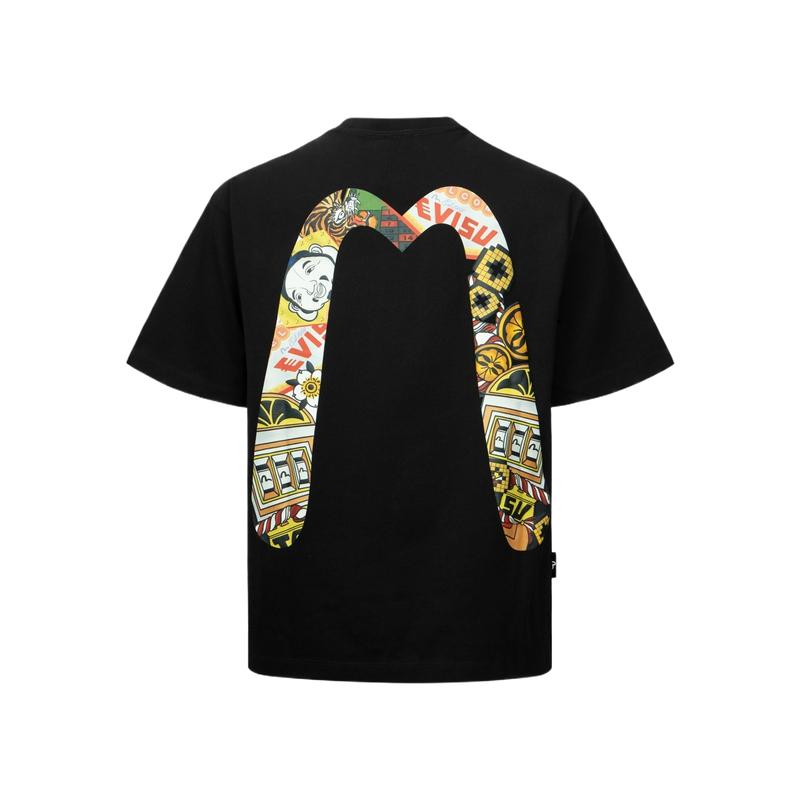 EVISU T-Shirts Men's Crew Neck 2EAHTM4TS8055RXCT