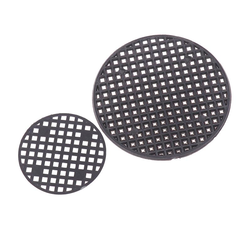 50 шт., нижний сетчатый коврик, многофункциональный цветочный горшок, сетчатая подкладка, отверстие для дна тазика для бонсай, воздухопроницаемая прокладка, садовые принадлежности