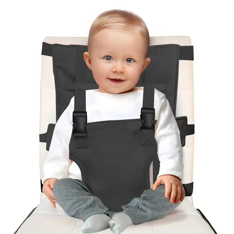 Портативный стульчик для кормления Безопасное сиденье Складной Моющийся Регулируемые ремни Легкая дорожная переноска для малышей Праздничный подарок Путешествия