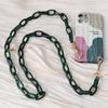 Новый аксессуар для телефона, съемная цепочка, роскошный чехол через плечо, роскошный чехол для телефона, цепочки, акриловый ремешок на плечо, сотовый ремешок для мобильного телефона