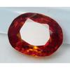 Fire Orange Sapphire 12.11 Carat Natural Oval Cut Sparkling Gems A+