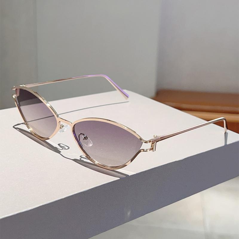 Женские винтажные солнцезащитные очки Новая мода Кошачий глаз Разноцветные Повседневные оттенки Ретро Трендовый Дизайн Роскошного бренда Солнцезащитные очки