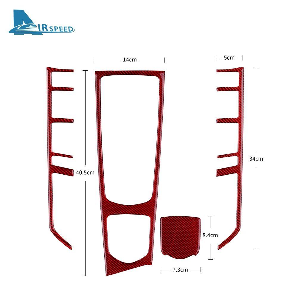 Real Carbon Fiber Sticker For Porsche Panamera 2010 2011 2012 2013 2024 2015 2016 Car Central Control Gear Panel Interior Trim