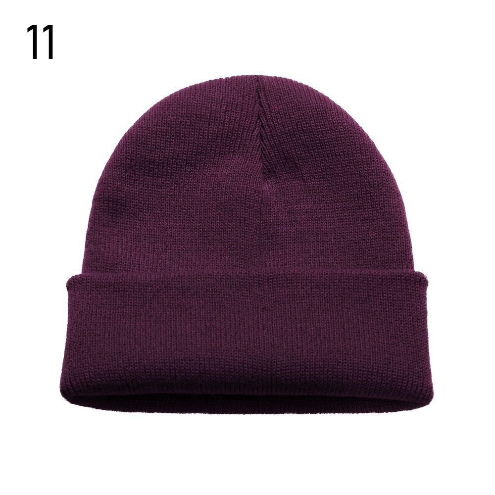 Ladies Casual Cap Woman/Men Female Beanie Caps Winter Autumn Hats Knitted Beanies Warmer Bonnet