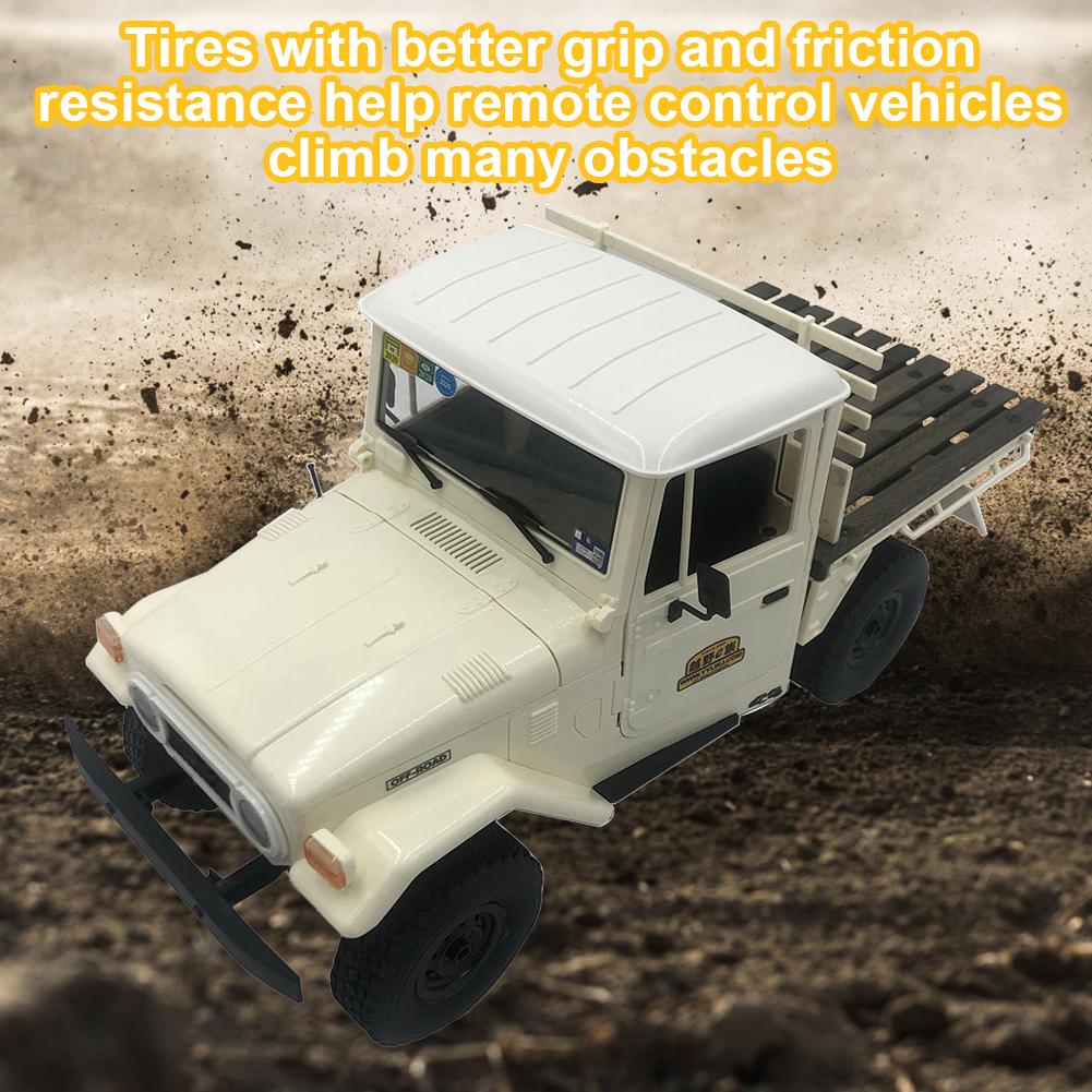 4WD 1 16 Remote Control DIY Assemble Crawler Car Model with 25g Servo 370 Brush MotorBeige