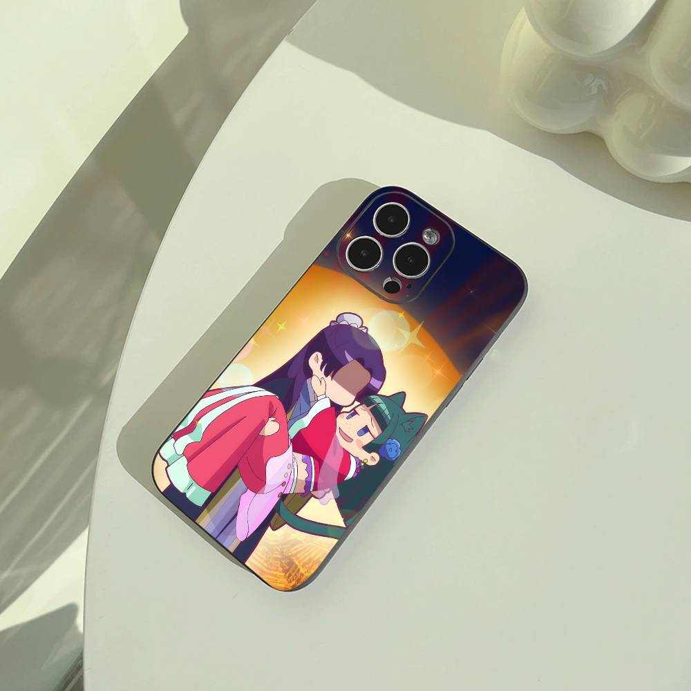 Дневники аптекаря-Маомао-Цзиньши Чехол для телефона For iPhone 17,16,15,14,13,12,11 Pro Max,16Plus,XS Мягкий черный чехол