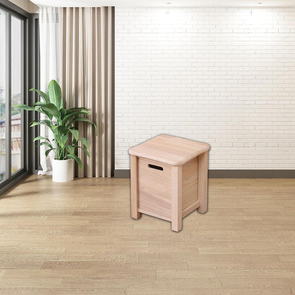 Деревянный табурет для хранения вещей, небольшой переносной, экономящий место, с ящиком для смены обуви