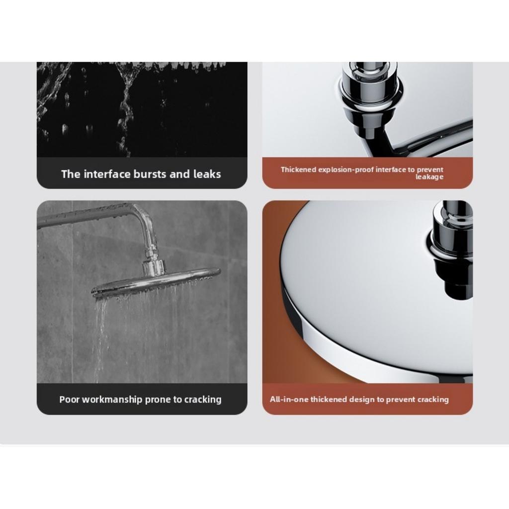 Верхний распылитель, душевая лейка с большим объемом воды под давлением, душевая лейка с одной головкой под давлением для душа, бытовая душевая лейка