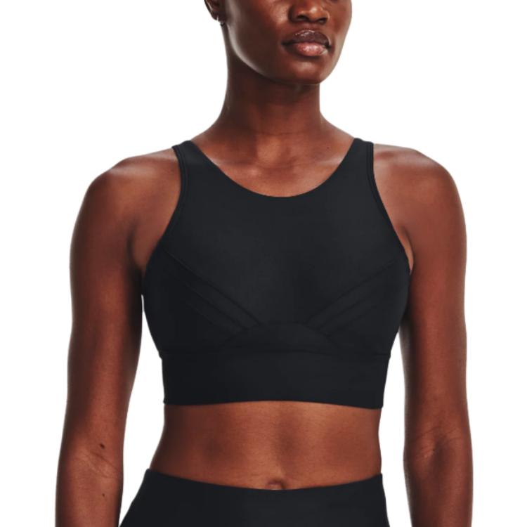 Under Armour Infinity Solid средней интенсивности спортивный бюстгальтер женское нижнее белье черный 1376883-001