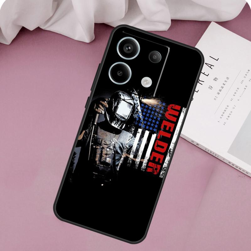 Welder Welding Case For Xiaomi Redmi Note 14 13 12 11 10 9 15 Pro Plus Redmi 15C 14C 10C 12C 13C 15 Cover