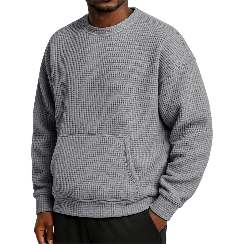 Pring And Men's Standing Collar Sweatshirt Is Outdoor Casual  Tops