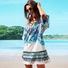 Beach Dress 2020 Tunic Sexy Women Summer Dresses Print Casual Dress Plus Size Bohemian Summer Tunic