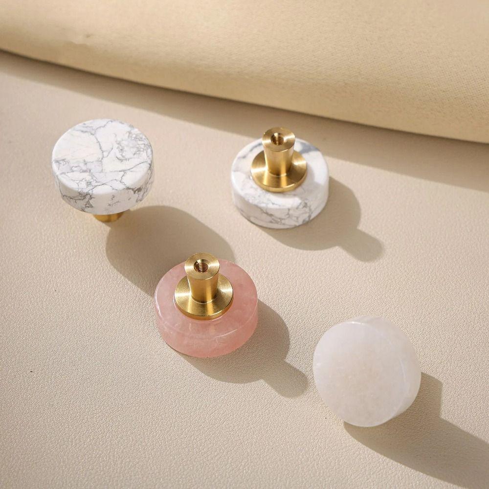 Brass Brass Knob Circular Shape Cabinet Handle Gold Knobs Furniture Handle Wine Cabinet