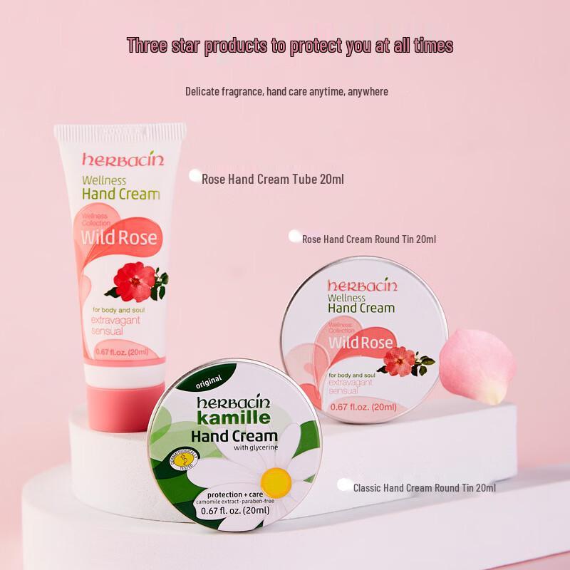 Herbacin Rose Hand Care Gift Set