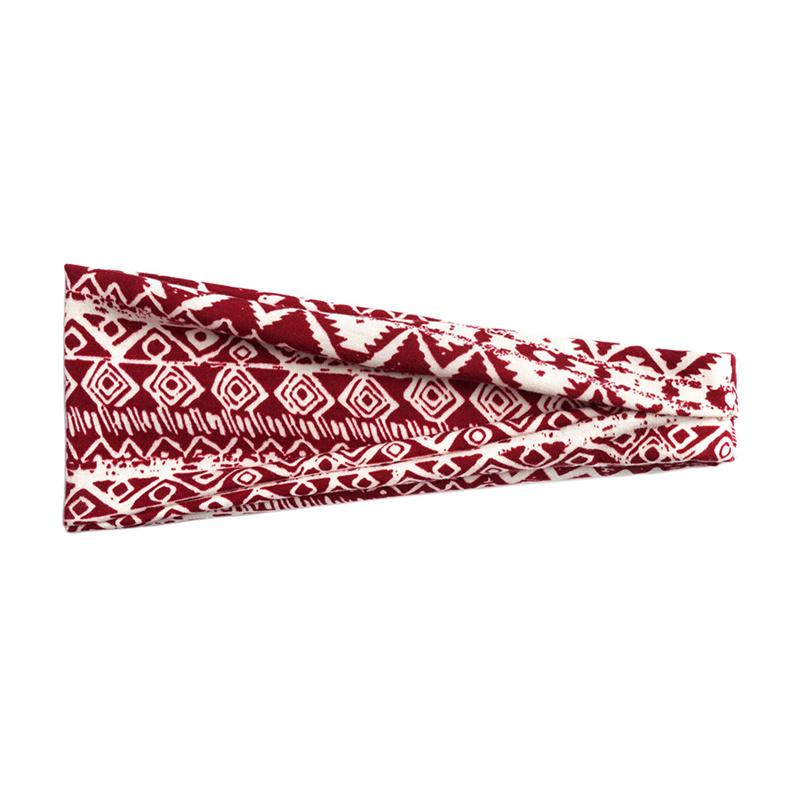 Boho Headbands for Women Fashion Headband Yoga Workout Head Bands Hair Accessories Non Slip Band Sport Headwrap Running Elastic Hairbands