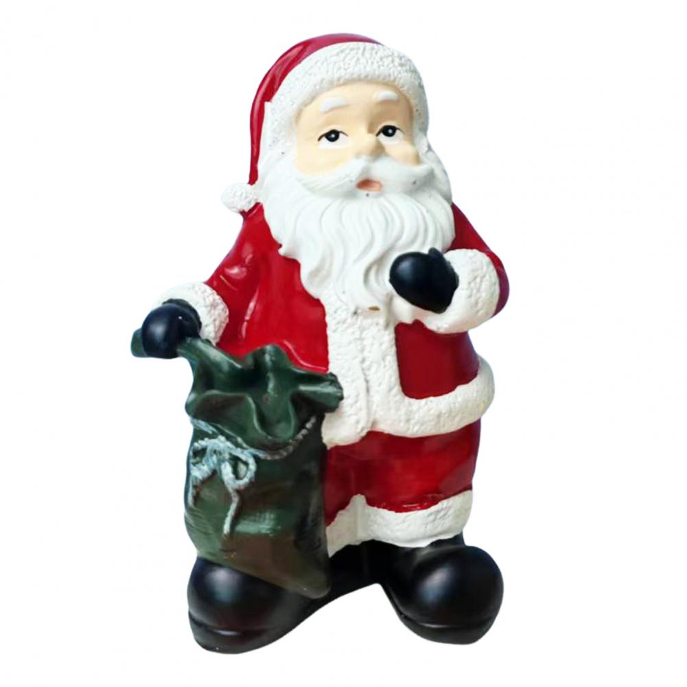 Santa Claus Statue Living Room Christmas Decoration Festive Santa Claus Figurine Christmas Tree Ornaments for Home Decor Gifts