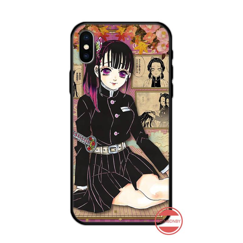 Чехол для телефона Demon Slayer Blade с комиксами и открытками для iPhone 11 12 13 pro XS MAX 8 7 Plus X SE 2020 XR