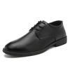 Leather Mens Business Casual Shoes With Breathable Eva Insole For Work And Travel